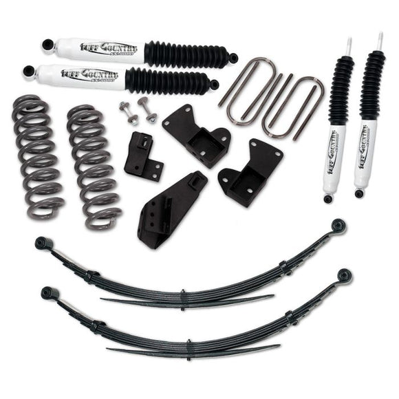 Tuff Country 81-96 Ford Bronco 4x4 2.5in Lift Kit with Rear Leaf Springs (SX8000 Shocks)