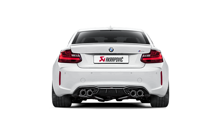 Akrapovic 16-17 BMW M2 F87 (Excl M2 Competition) Evolution Line Cat Back (Titanium) w/Carbon Tips