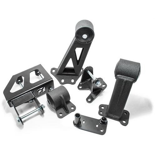 Innovative 94-01 Integra J-Series Black Steel Mounts 75A Bushings