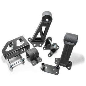 Innovative 94-01 Integra J-Series Black Steel Mounts 95A Bushings
