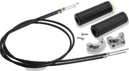 S&S Cycle Universal 1in Handlebars 2-Cable Throttle Assembly Cable - 48in