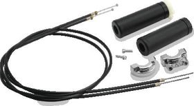 S&S Cycle Universal 1in Handlebars 2-Cable Throttle Assembly Cable - 48in