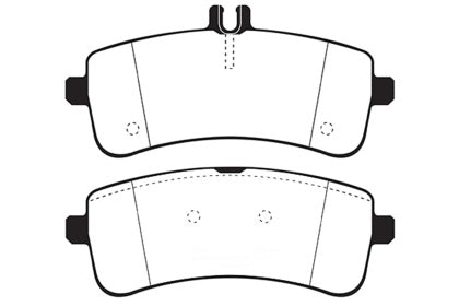 EBC 2015+ Mercedes-Benz C63 AMG (W205) Yellowstuff Rear Brake Pads