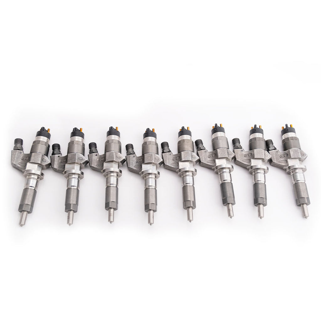 DDP Duramax 01-04 LB7 Brand New Injector Set - SAC Nozzle 100% Over ...