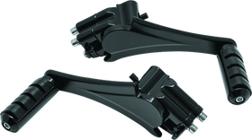 Kuryakyn Adjustable Passenger Pegs With ISO Small Pegs 10 and Up Black