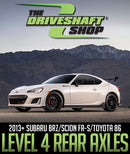 2013 Subaru BRZ/Scion FRS/Toyota GT86 800HP Direct Bolt-in Rear Axles-2