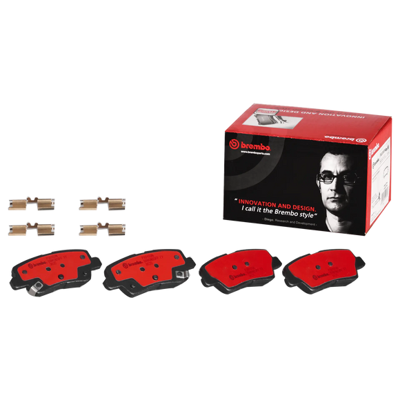 Brembo 16-19 Sonata/16-18 Tucson Rear Premium NAO Ceramic OE Equivalent Pad 58302D3A70