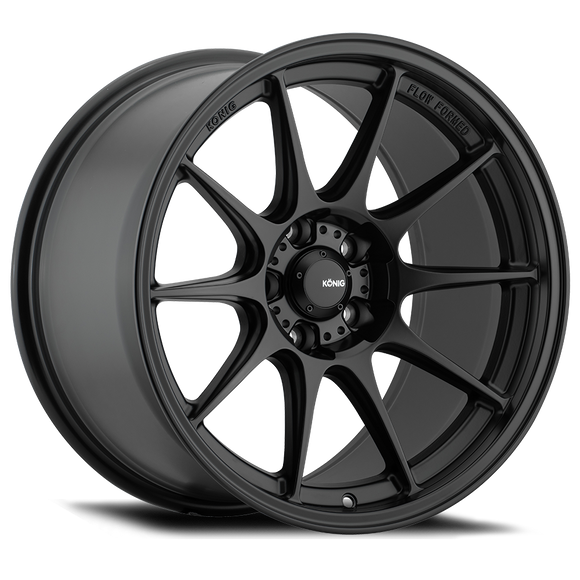 KONIG DEKAGRAM 17 X 8 +40 5 X 114.3 CB73.1 SEMI-MATTE BLACK