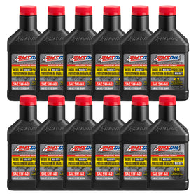 AMSOIL Signature Series 5W-40 100% Synthetic Max-Duty Diesel Oil Case of 12