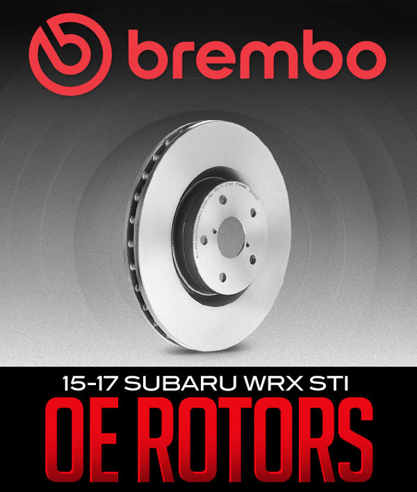 BREMBO OE FRONT ROTOR: 2015–2017 SUBARU WRX STI