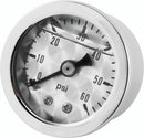 Bikers Choice Metallic Face Oil Pressure Gauge 0-60 Psi 1/8 NPT-1