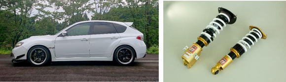 HKS HIPERMAX MAX IV GT 20 SPEC COILOVER KIT: 2007–2014 SUBARU WRX STI