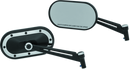 Kuryakyn Heavy Industry Mirrors Satin Black & Chrome-1