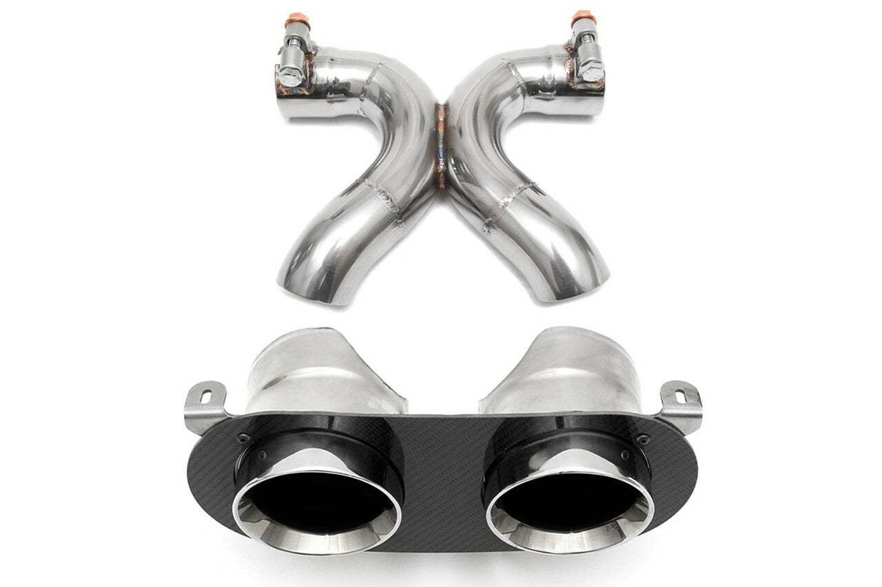Fabspeed Ferrari 458 Italia Challenge Style Dual Exhaust Tips (2010-2015) - 0