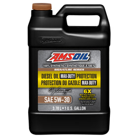 AMSOIL Signature Series 5W-30 100% Synthetic Max-Duty Diesel Oil 3.78 Liter Jug