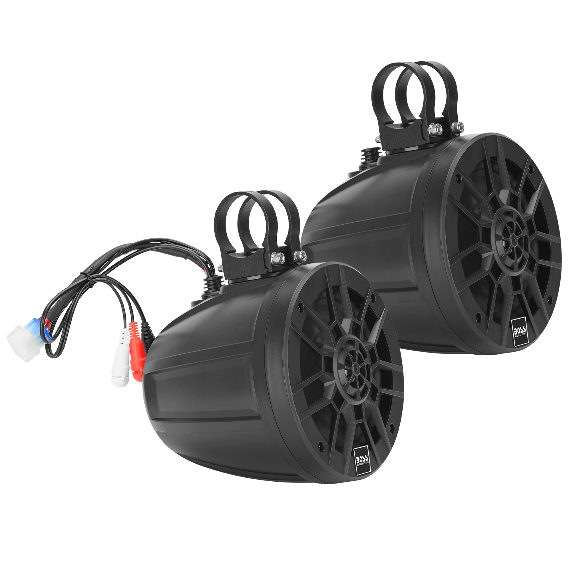 Boss Audio Systems ATV UTV Marine Roll cage Waketower Speaker Pods