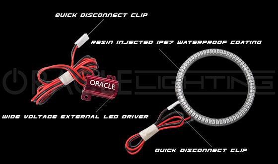 Oracle Hummer H2 03-10 LED Waterproof Halo Kit - White SEE WARRANTY
