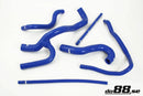 do88 81-90 Audi Quattro/Ur-Quattro 2.2T 10V Radiator Hoses - Blue-1