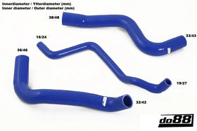 do88 Volvo 740/940 Coolant Hoses Blue - 0