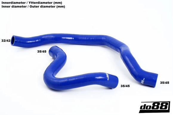 do88 Volvo V70N/S60 02-08 Coolant Hoses Blue