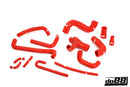 do88 86-92 BMW M3 S14B23/S14B23 Evo II/S14B23 Evo III (E30) Coolant Hoses - Red-1
