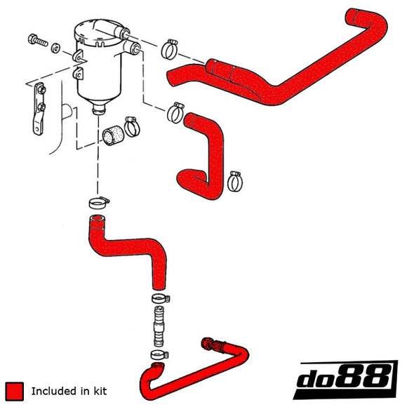 do88 Porsche 930 Turbo Oil Hoses