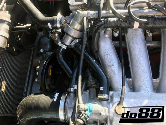 do88 SAAB 900 Turbo Bosch LH w/Cat Idle Control Hoses Black