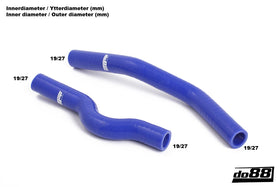 do88 SAAB 9-3 2.0T 2007- Coolant Hoses Oil Cooler Blue - 0