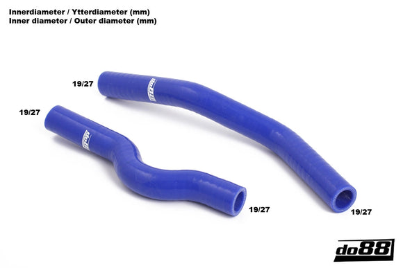 do88 SAAB 9-3 2.0T 2007- Coolant Hoses Oil Cooler Blue