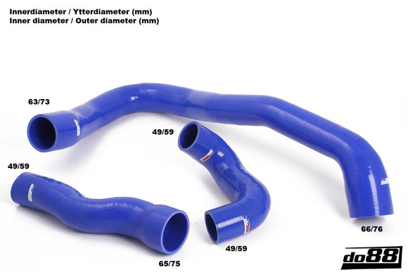 do88 Volvo S60/V60/V70 2.0T/T5 10-13 Pressure Hoses Blue