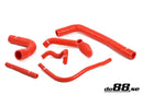 do88 SAAB 9000 Turbo 94-98 Coolant Hoses Red-1