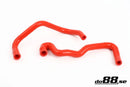do88 SAAB 9-5 98-03 & 9-3 T7 99-03 Crankcase Vent Hoses Red-1