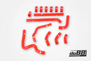 do88 02-04 Audi RS6 4.2L BiTurbo (C5) Crankcase Vent Hoses - Red-1