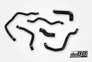 do88 BMW 320/323/325/328/330 (E46) Coolant Hoses - Black-1