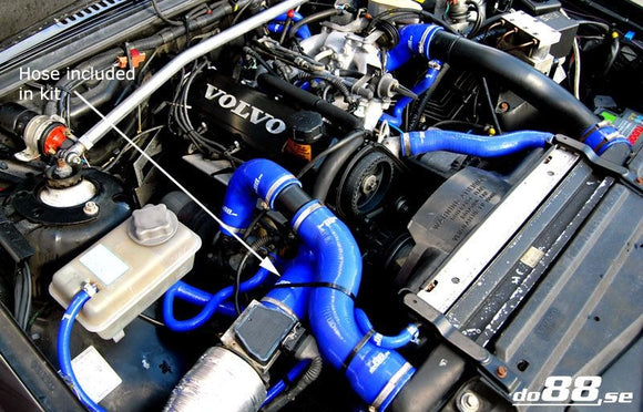 do88 Volvo 740/940 Turbo 90-98 Inlet Hose Black