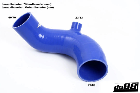 do88 Volvo 740/940 Turbo 90-98 Inlet Hose Blue