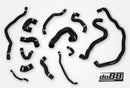 do88 07-10 BMW 135i/335i N54 (E82/E88/E9X) Coolant Hoses - Black-1