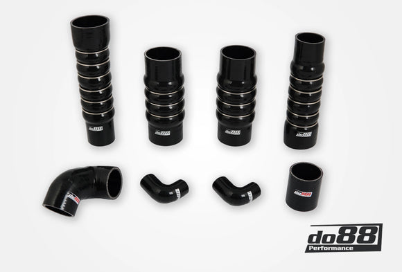 do88 00-02 Audi RS4 Quattro 2.7L BiTurbo (B5) Pressure Hoses - Black