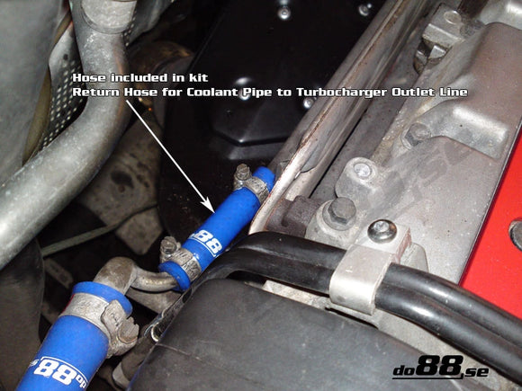 do88 Volvo Hoses for Turbocooling Blue