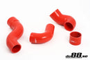 do88 Volvo 700/900 Turbo (w/o AC) Pressure Hoses Red-1