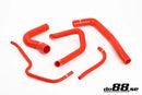 do88 SAAB 9000 Turbo 86-90 Coolant Hoses Red-1