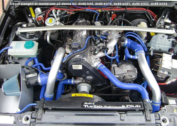 do88 Volvo 940 92-98 Coolant Hoses Complement Blue