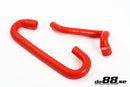 do88 Volvo 700/940 Turbo 90-98 Idle Valve Hoses Red-1