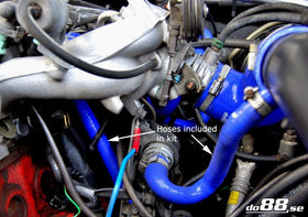 do88 Volvo 700/940 Turbo 90-98 Idle Valve Hoses Black - 0