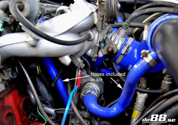 do88 Volvo 700/940 Turbo 90-98 Idle Valve Hoses Blue