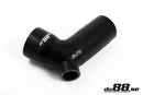 do88 Volvo 850/S70/V70 Intercooler Outlet Hose w/25mm BOV Connection Black-1