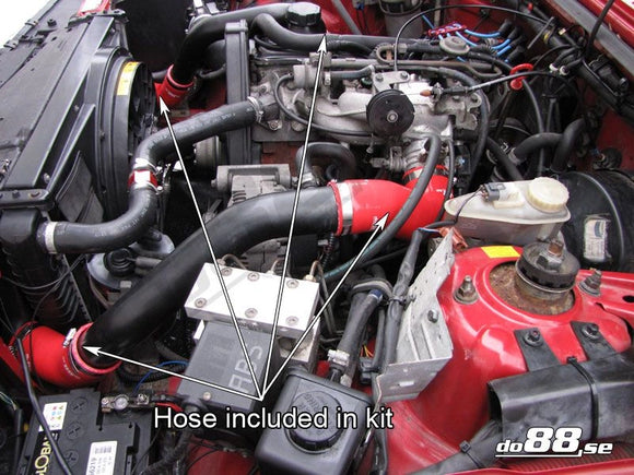 do88 Volvo 740/940 Turbo 92-98 Pressure Hoses Red