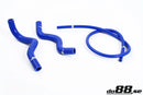 do88 Volvo 240 Coolant Hoses Complement Blue-1