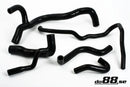 do88 89-92 Audi Ur-Quattro 2.2T 20V Radiator Hoses - Black-1
