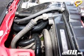 do88 89-92 Audi Ur-Quattro 2.2T 20V Radiator Hoses - Black - 0